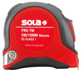 Rulete PRO-TM Sola 5mx19mm, EC I cena un informācija | Rokas instrumenti | 220.lv