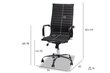 Biroja krēsls FurnHouse Designo, melns цена и информация | Biroja krēsli | 220.lv