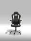 Spēļu krēsls FurnHouse Speedy 3, melns/balts цена и информация | Biroja krēsli | 220.lv