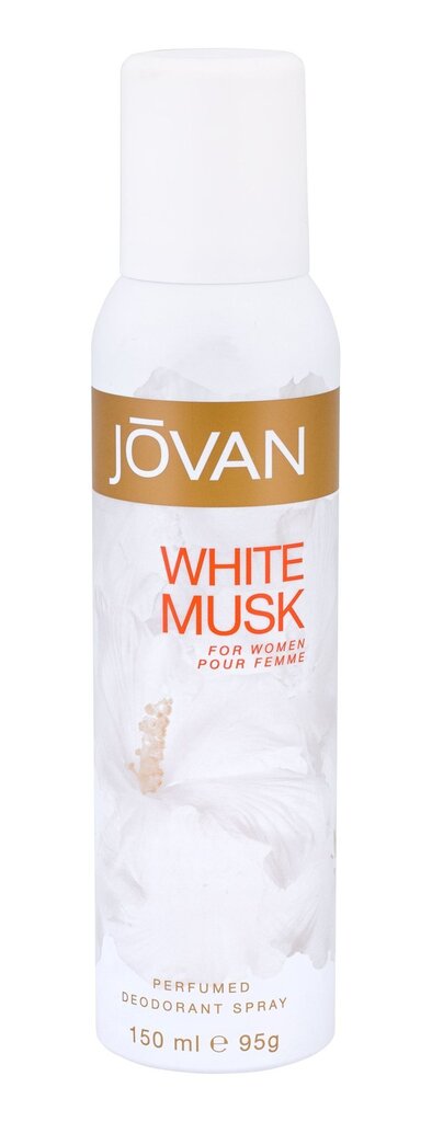 Izsmidzināms dezodorants Jovan White Musk 150 ml cena un informācija | Parfimēta sieviešu kosmētika | 220.lv