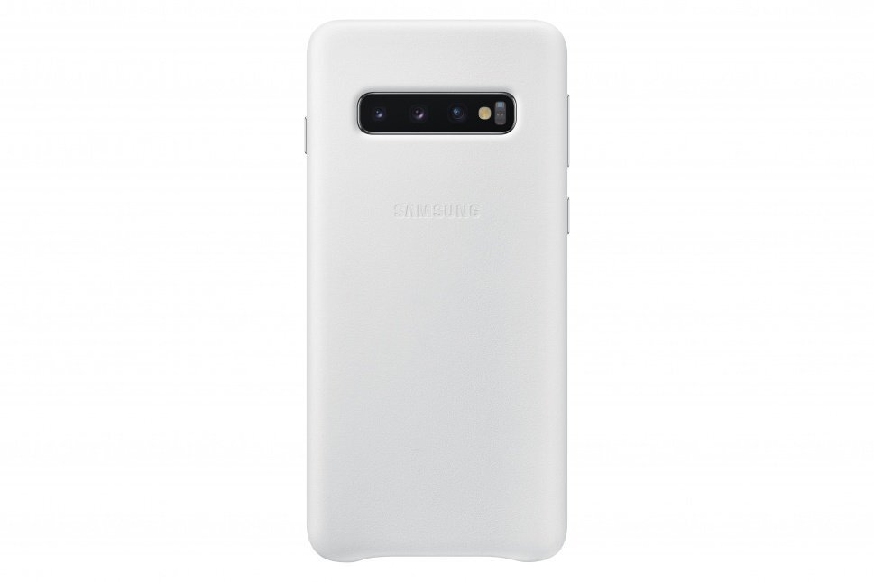 Samsung EF-VG973LWEGWW ādas vāciņš telefonam Samsung G973 Galaxy S10 balts цена и информация | Telefonu vāciņi, maciņi | 220.lv