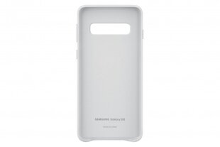 Кожаный чехол Samsung EF-VG973LWEGWW для Samsung G973 Galaxy S10, белый цена и информация | Чехлы для телефонов | 220.lv