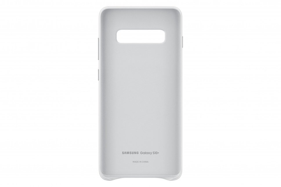 EF-VG975LWE Samsung Leather Cover White for G975 Galaxy S10 Plus цена и информация | Telefonu vāciņi, maciņi | 220.lv