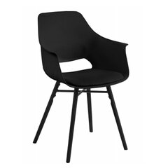 2 krēslu komplekts Ramona, melns цена и информация | Стулья для кухни и столовой | 220.lv