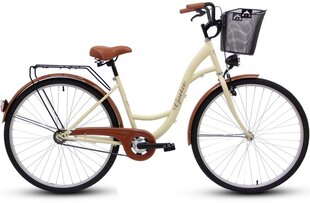 Pilsētas velosipēds Goetze Eco 28 ", krēmkrāsas cena un informācija | Velosipēdi | 220.lv