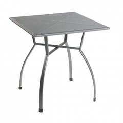 Āra galds Toulouse, 70x74x70 cm, pelēks cena un informācija | Dārza galdi | 220.lv