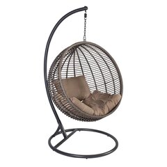Подвесное кресло Globe, коричневое цена и информация |  Садовые стулья, кресла, пуфы | 220.lv