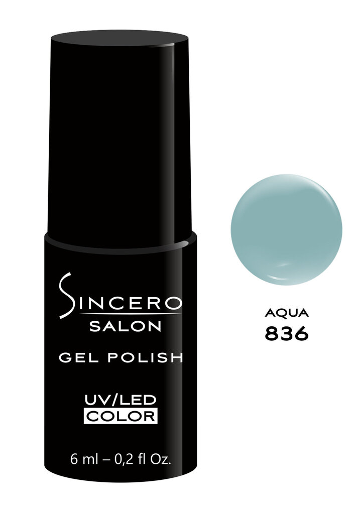 Gela nagu laka "Sincero Salon", 6 ml, Sugar cookie, 753 cena un informācija | Nagu lakas, stiprinātāji | 220.lv