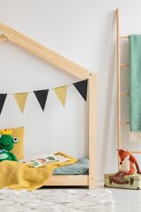 Кровать-домик Kevin, 90х200 см, цвета дуба цена и информация | Детские кровати | 220.lv