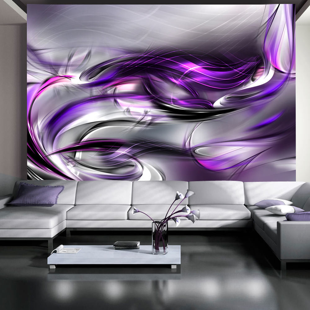 Foto tapete - Purple Swirls cena un informācija | Fototapetes | 220.lv