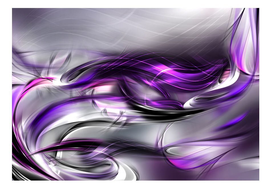 Foto tapete - Purple Swirls cena un informācija | Fototapetes | 220.lv