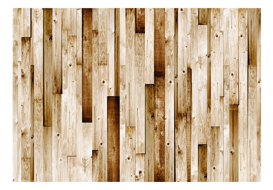 Foto tapete - Wooden boards cena un informācija | Fototapetes | 220.lv