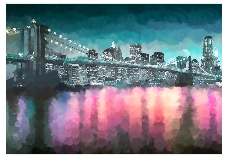 Foto tapete - Painted New York цена и информация | Fototapetes | 220.lv