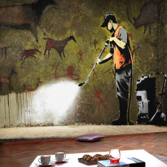 Foto tapete - Banksy - Cave Painting cena un informācija | Fototapetes | 220.lv