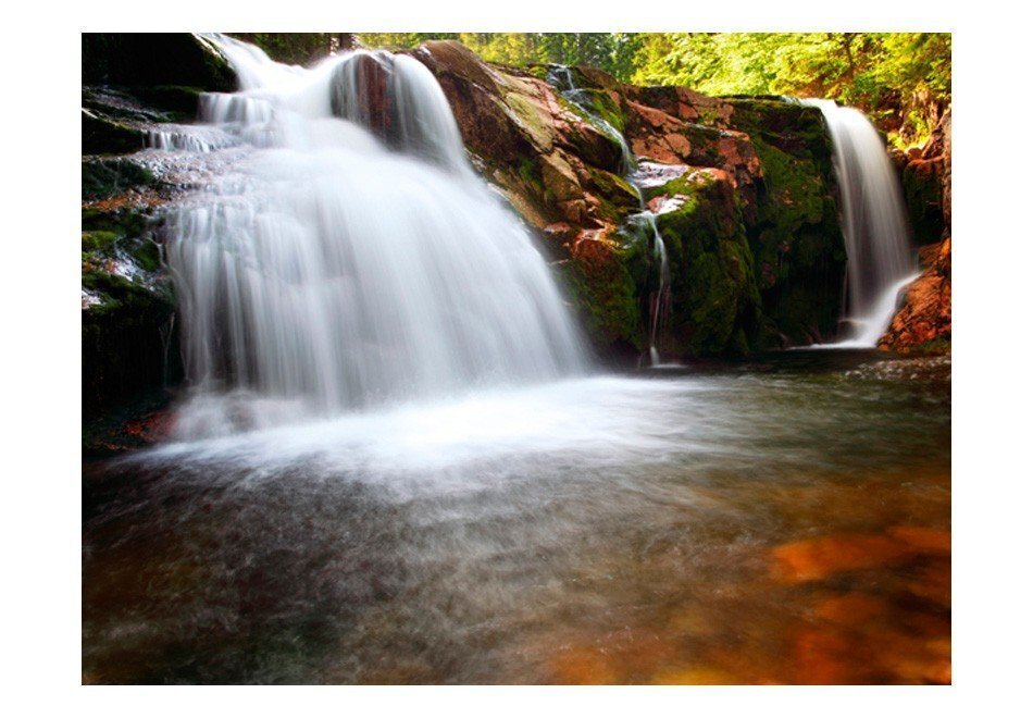 Foto tapete - Small Elbe waterfall cena un informācija | Fototapetes | 220.lv