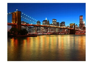 Foto tapete - Dusk over the Brooklyn Bridge цена и информация | Фотообои | 220.lv