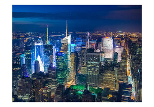 Foto tapete - Manhattan - night cena un informācija | Fototapetes | 220.lv
