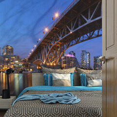 Foto tapete - Granville Bridge - Vancouver (Canada) цена и информация | Фотообои | 220.lv