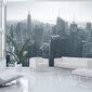 Foto tapete - New York City skyline black and white цена и информация | Fototapetes | 220.lv