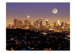 Foto tapete - The moon over the City of Angels cena un informācija | Fototapetes | 220.lv