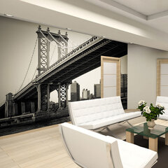 Foto tapete - Manhattan Bridge, New York цена и информация | Фотообои | 220.lv