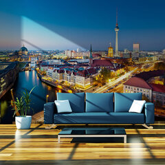 Foto tapete - Berlin view from Fischerinsel (night) цена и информация | Фотообои | 220.lv