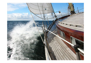 Foto tapete - A boat in the sea cena un informācija | Fototapetes | 220.lv