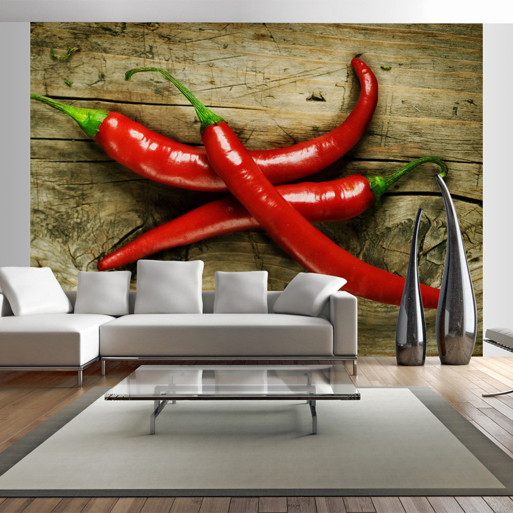 Foto tapete - Spicy chili peppers цена | 220.lv