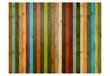 Foto tapete - Wooden rainbow cena un informācija | Fototapetes | 220.lv