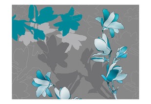 Foto tapete - Blue magnolias cena un informācija | Fototapetes | 220.lv