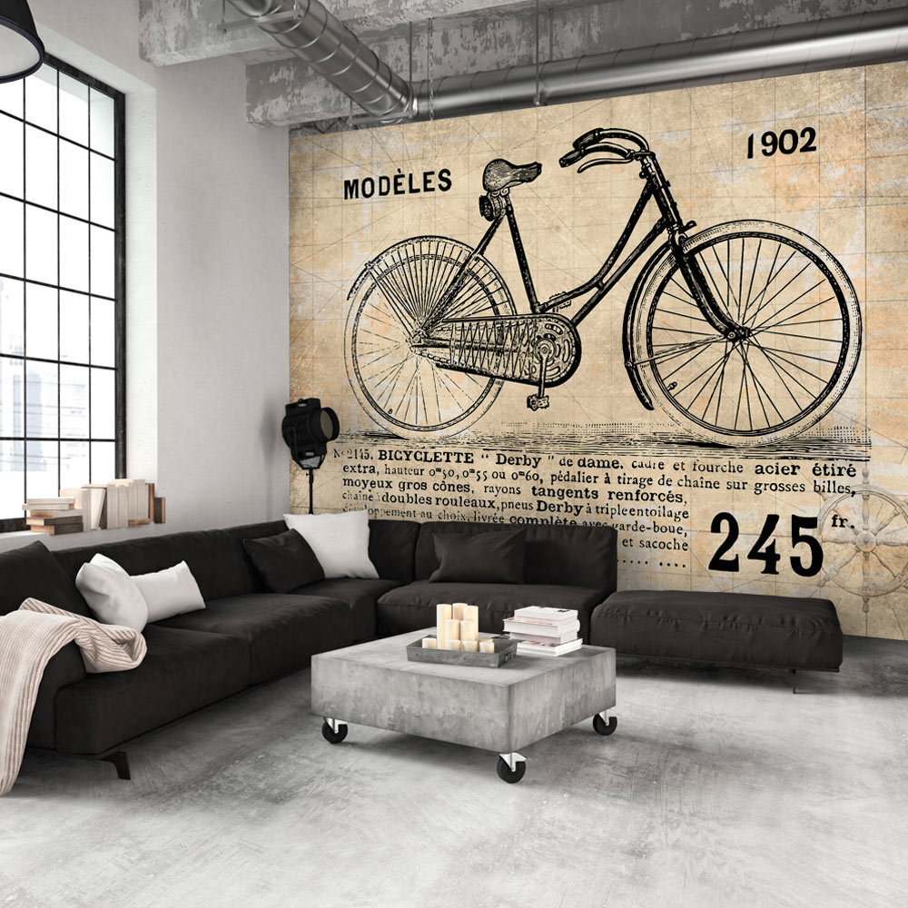 Foto tapete - Old School Bicycle cena un informācija | Fototapetes | 220.lv
