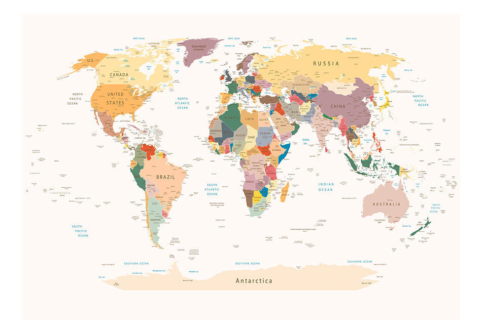 Foto tapete - World Map цена и информация | Fototapetes | 220.lv