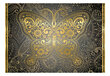 Foto tapete - Golden Butterfly цена и информация | Fototapetes | 220.lv