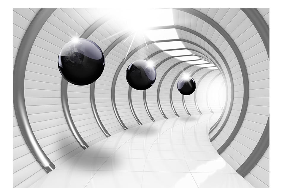 Foto tapete - Futuristic Tunnel cena un informācija | Fototapetes | 220.lv