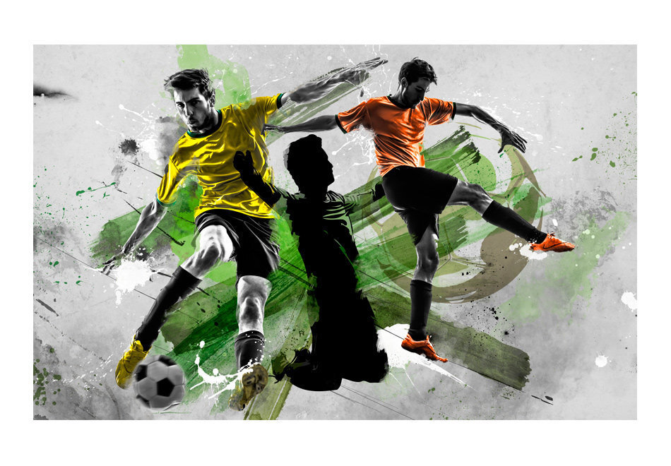 Foto tapete - Soccer stars cena un informācija | Fototapetes | 220.lv