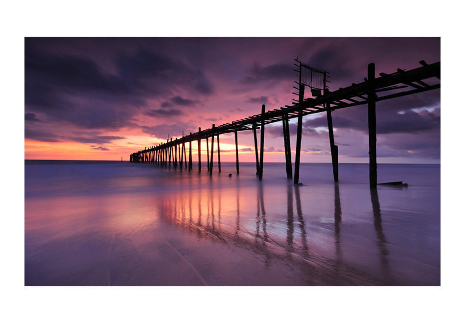 Foto tapete - Wooden pier цена и информация | Fototapetes | 220.lv