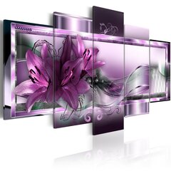 Glezna - Purple Lilies cena un informācija | Gleznas | 220.lv