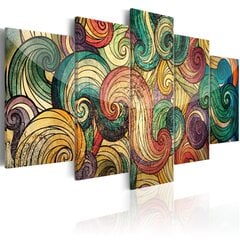 Glezna - Colourful Waves cena un informācija | Gleznas | 220.lv