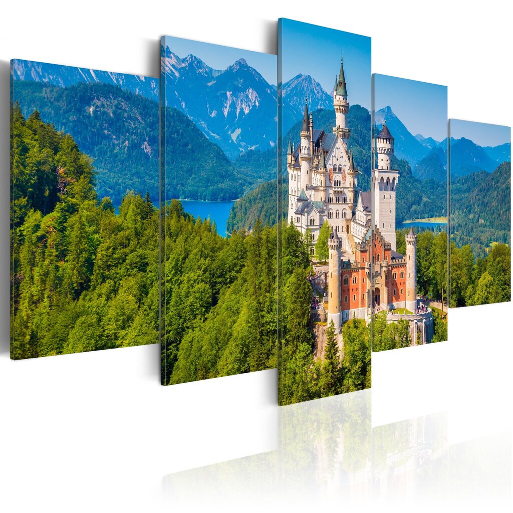 Glezna - Neuschwanstein Castle cena un informācija | Gleznas | 220.lv