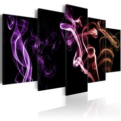 Glezna - Colored smoke - 5 pieces cena un informācija | Gleznas | 220.lv