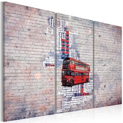 Glezna - Around the Great Britain by Routemaster - triptych цена и информация | Картины | 220.lv