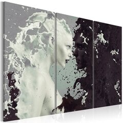 Glezna - Black or white? - triptych cena un informācija | Gleznas | 220.lv