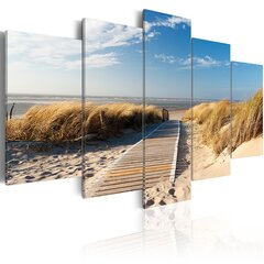 Glezna - Unguarded beach - 5 pieces cena un informācija | Gleznas | 220.lv