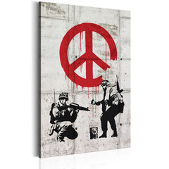 Glezna - Soldiers Painting Peace by Banksy цена и информация | Картины | 220.lv