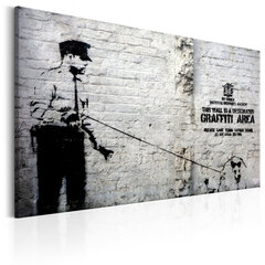 Glezna - Graffiti Area (Police and a Dog) by Banksy цена и информация | Картины | 220.lv