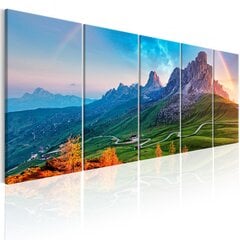 Glezna - Rainbow in the Alps I цена и информация | Картины | 220.lv