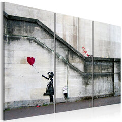 Glezna - Girl With a Balloon by Banksy cena un informācija | Gleznas | 220.lv