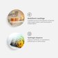 Akrila apdruka - Fluffy Dandelions [Glass] цена и информация | Gleznas | 220.lv