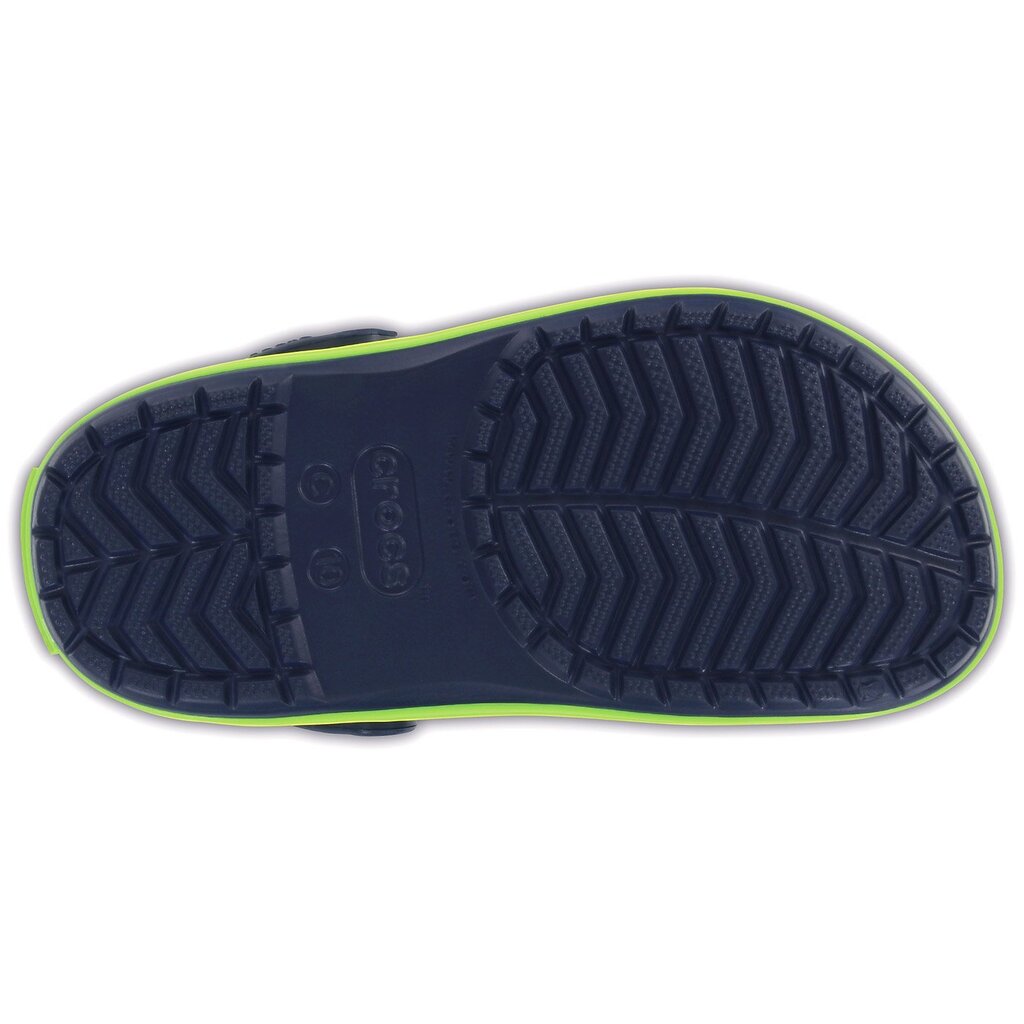 Crocs™ apavi zēniem Crocband Clog, Navy/Wolt Green cena un informācija | Gumijas klogi bērniem | 220.lv