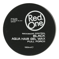 Stipras fiksācijas matu vasks Red One Aqua 150 ml, Black cena un informācija | Matu veidošanas līdzekļi | 220.lv